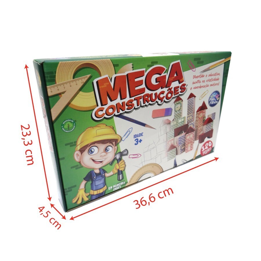MEGA CONSTRUCCIONES 120 PIEZAS