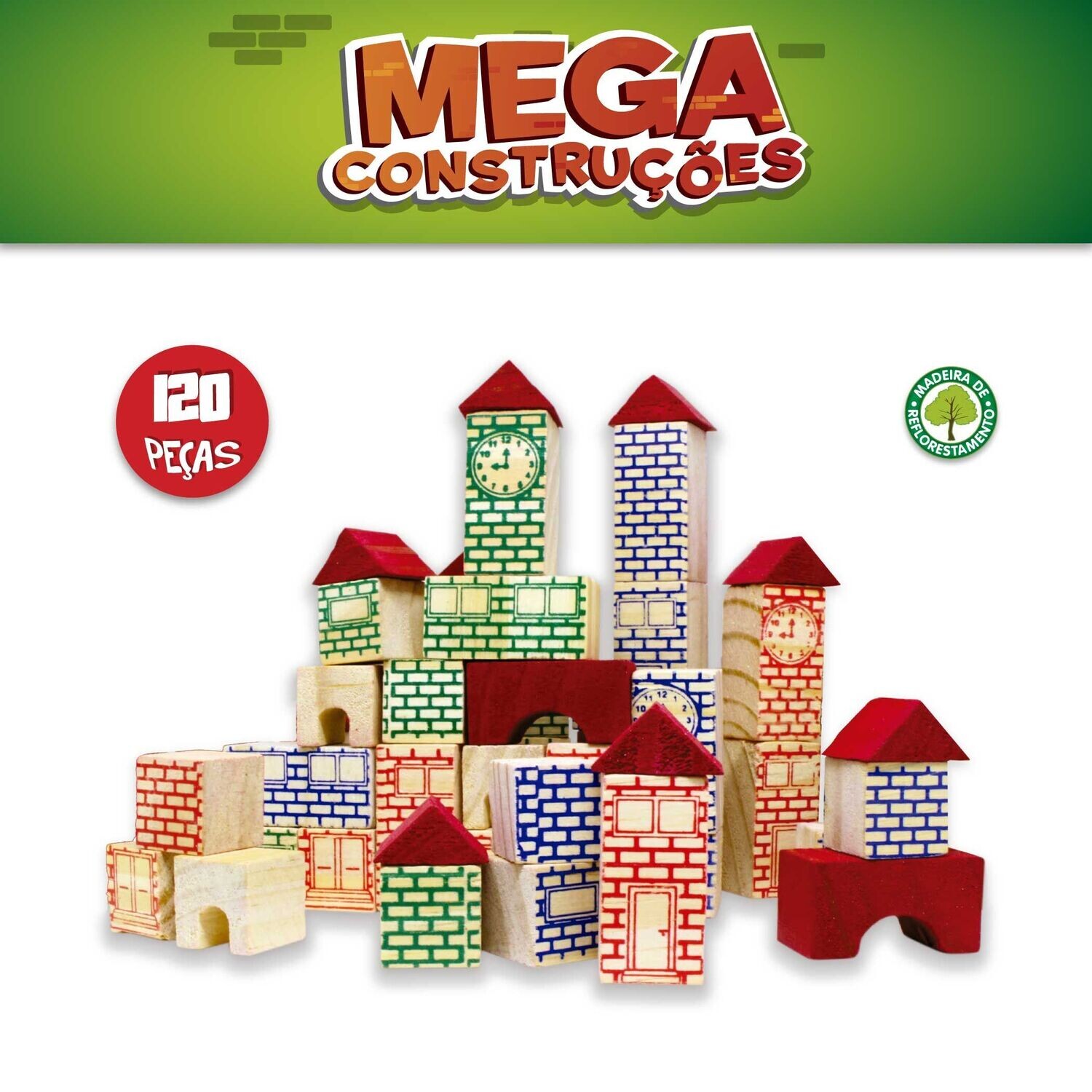 MEGA CONSTRUCCIONES 120 PIEZAS