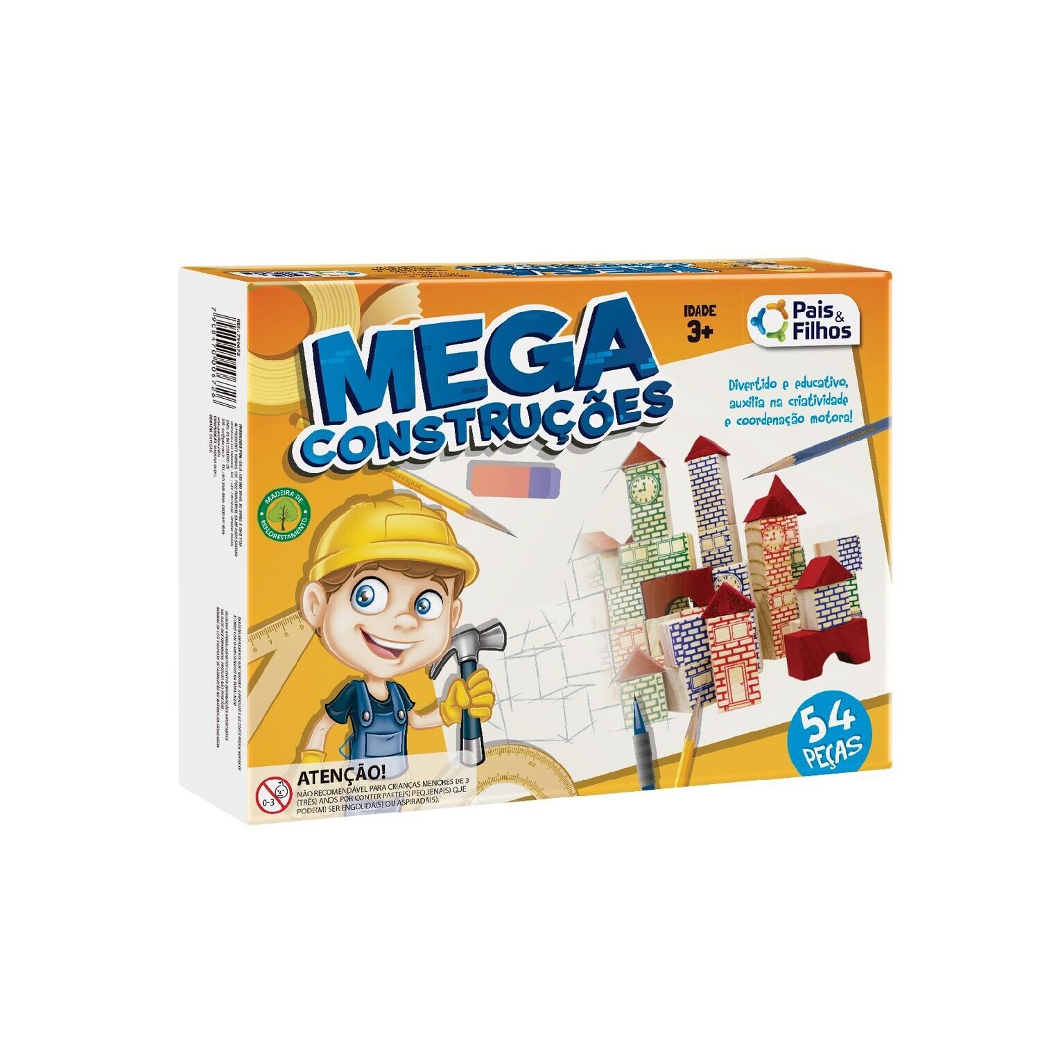 MEGA CONSTRUCCIONES 54 PIEZAS