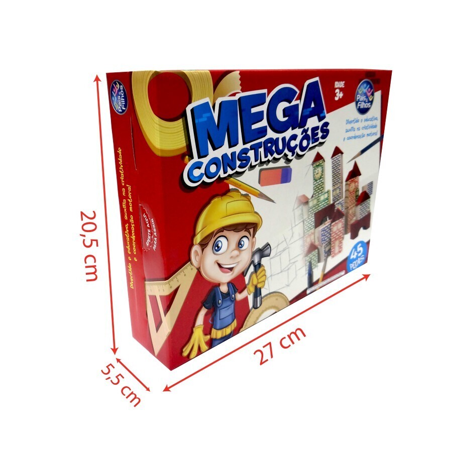 MEGA CONSTRUCCIONES 45 PIEZAS