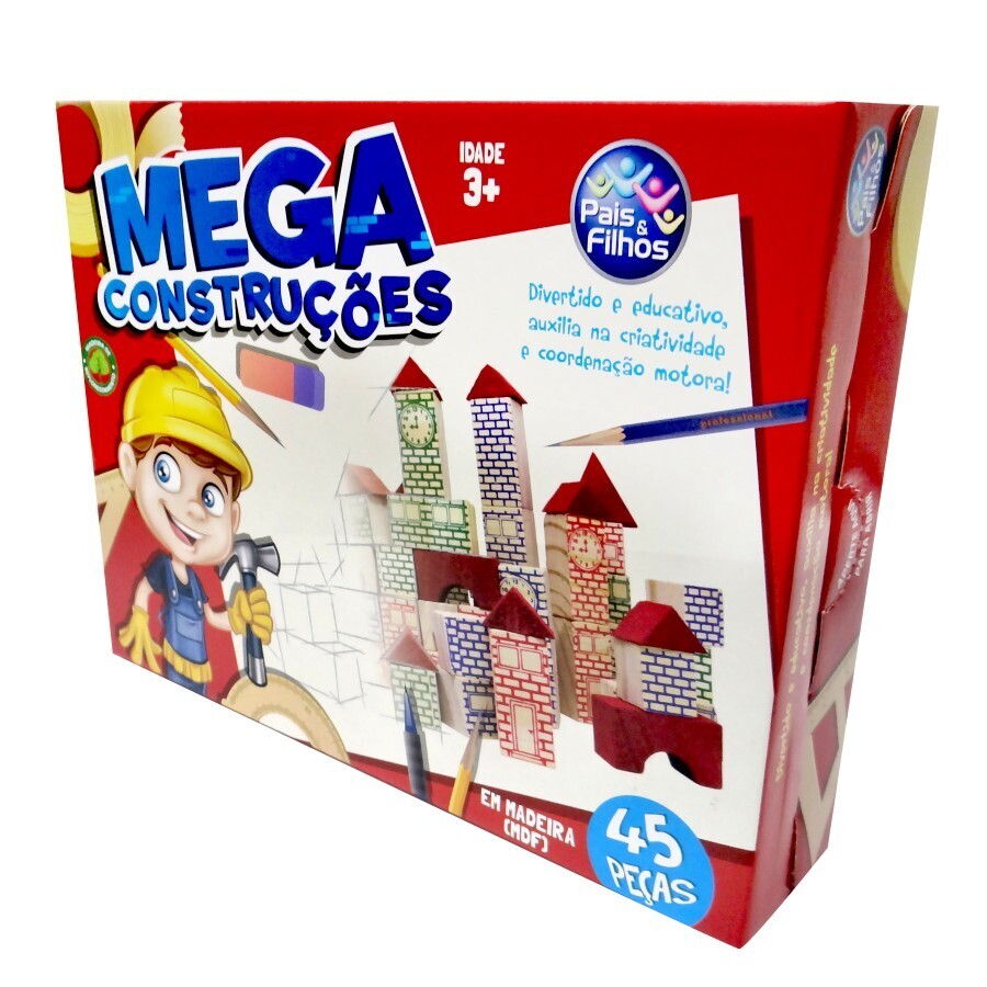 MEGA CONSTRUCCIONES 45 PIEZAS