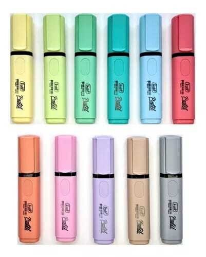 Resaltador Pastel en 10 Colores