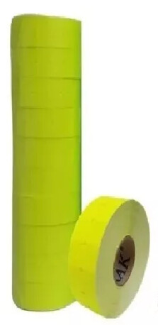 Etiquetas MOTEX 5500 AMARILLO FLUO