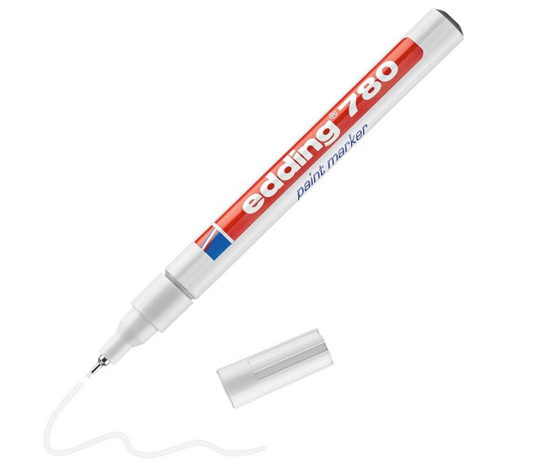 Marcador Permamente Edding 780 Blanco