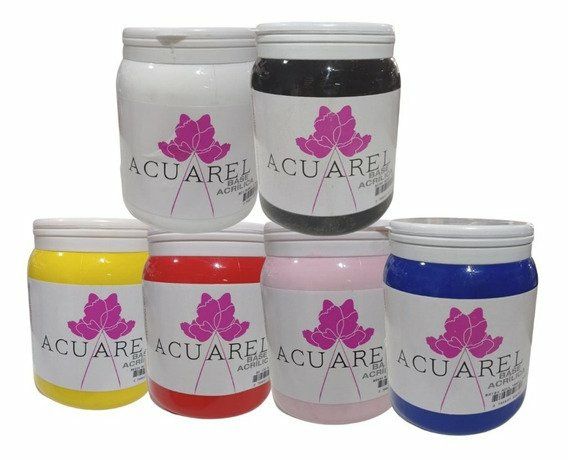Pintura acrilica Acuarel 250
