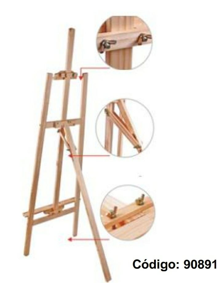 Atril de Pie en Madera 142 cm