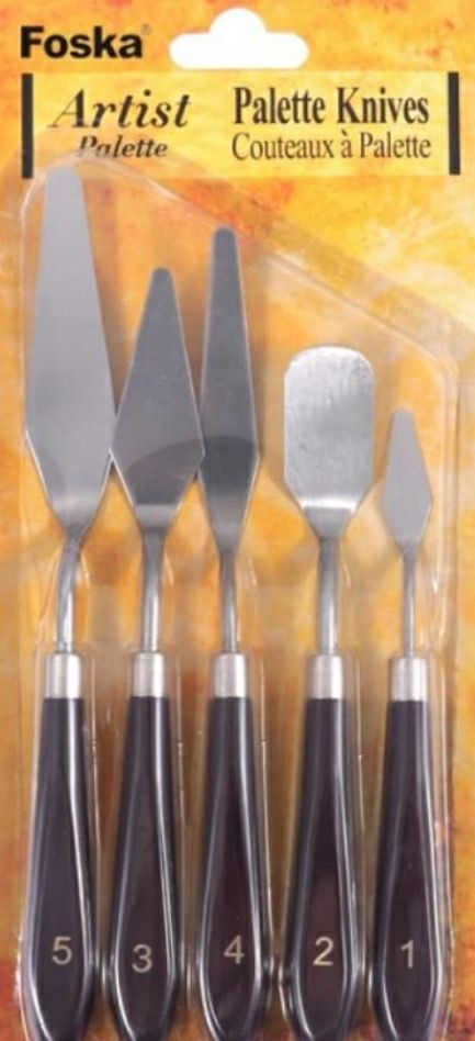 Espátulas de pintor mango Plástico set *5