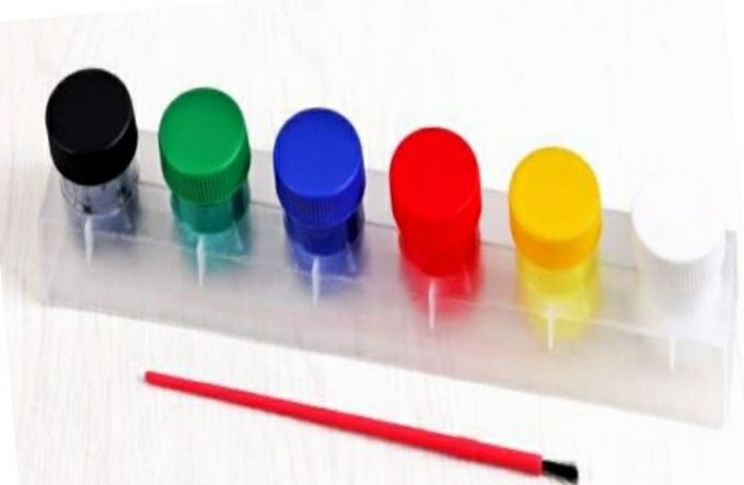 Temperas Foska * 6 colores surtidos + Pincel