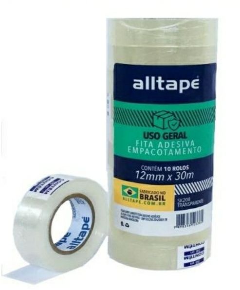 Cinta adhesiva all Tape 12mm por 30 m