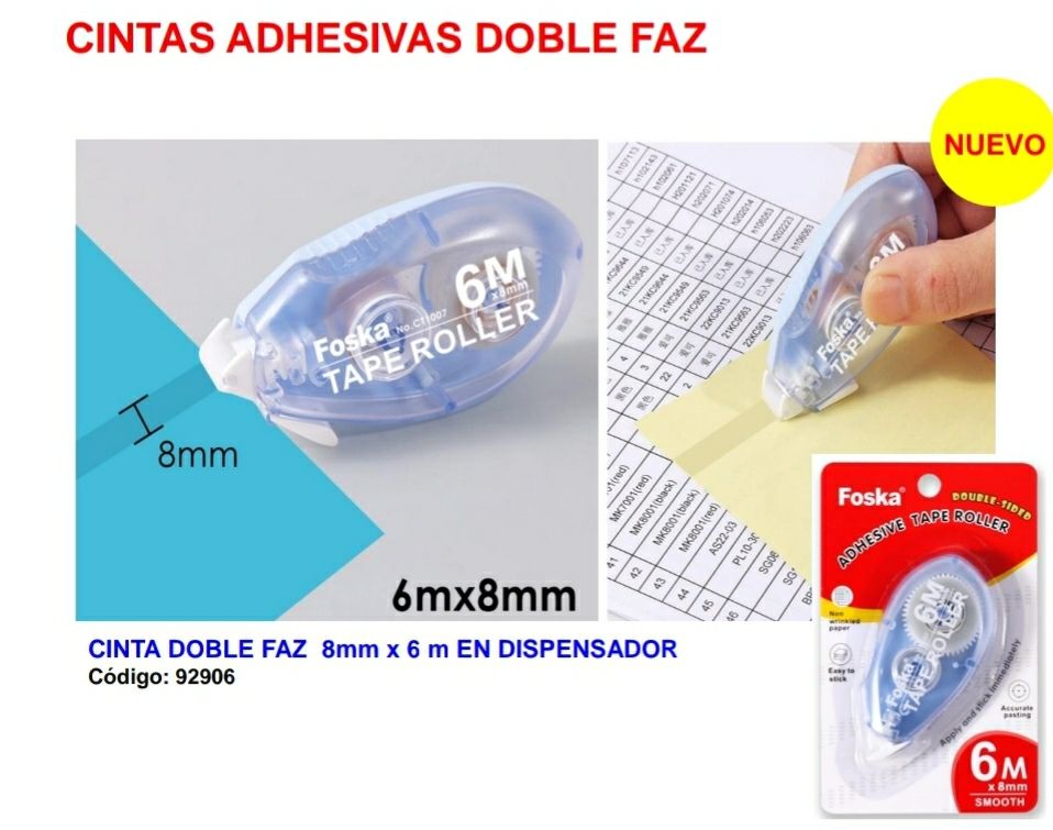 Cinta Doble Faz con dispensador