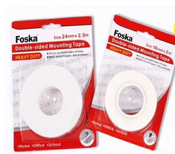 Cinta Adhesiva  DOBLE FAZ 24*2,5Mts