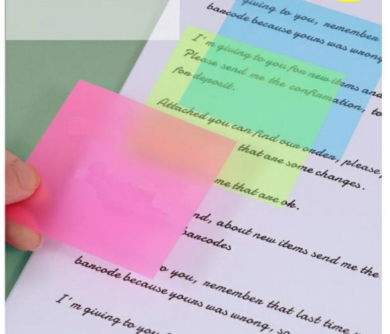 Block Post-IT de Plástico 75*75