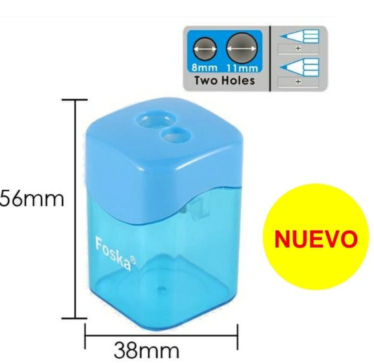 Sacapuntas doble con deposito