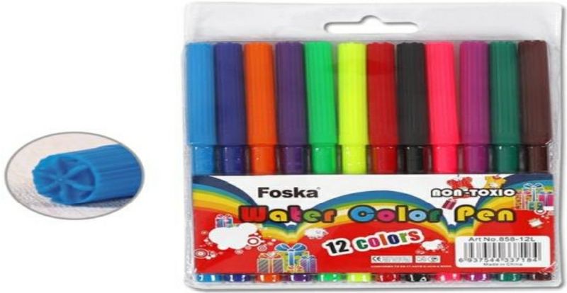 Marcador Escolar Fino *12