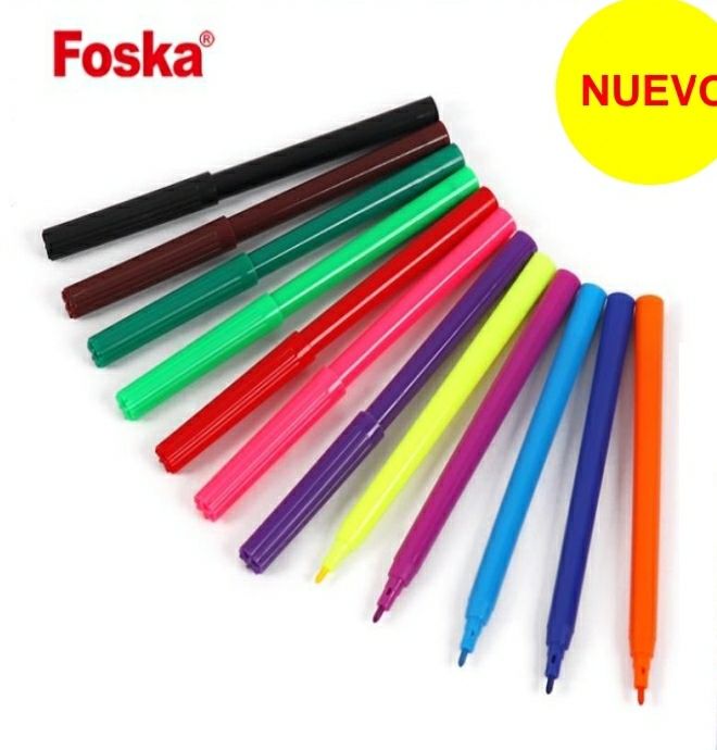 Marcador escolar fino *24