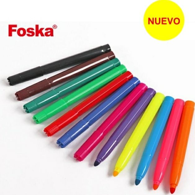 Marcador escolar grueso * 12