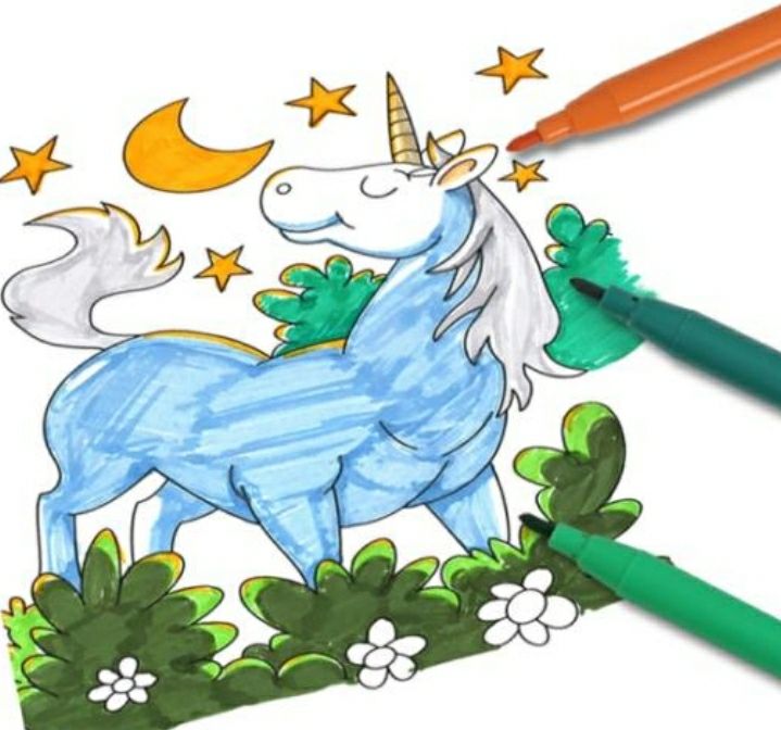 Marcador escolar grueso * 12
