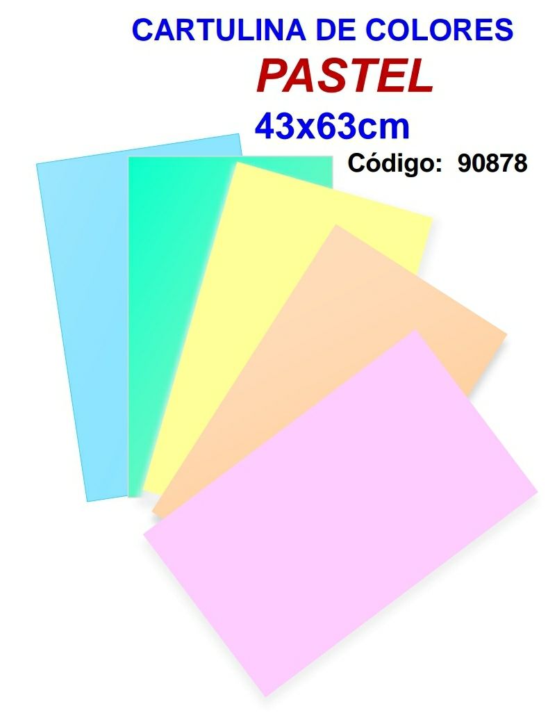 Cartulina Pastel 43*63