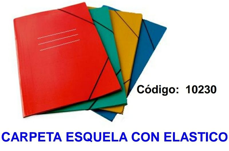 Carpeta Esquela cartón con elástico