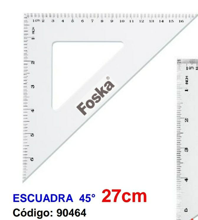 Escuadra Grande 45 grados