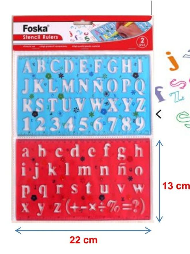 Plantillas Letras y Números