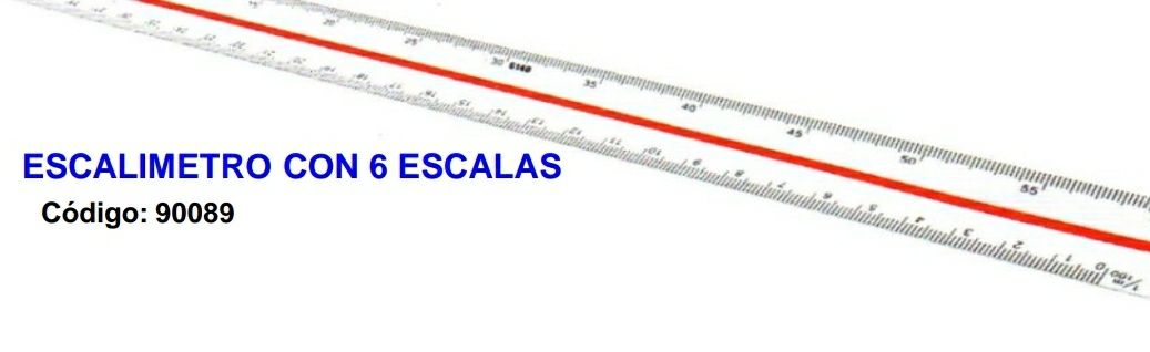 Escalimetro 6 escalas