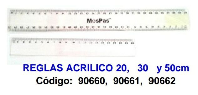 Regla 50 cm Polibras