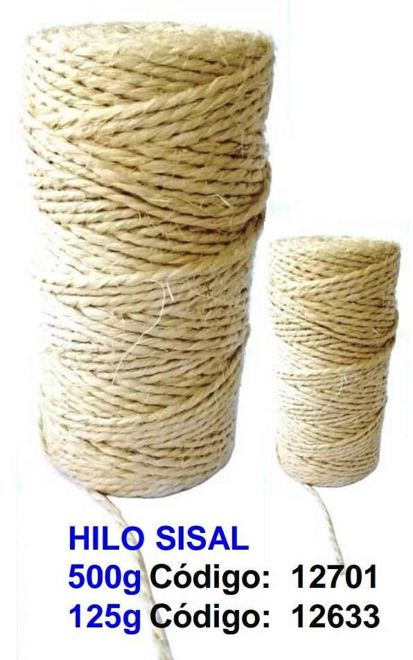 Hilo Sisal 150 Gramos en Rollo