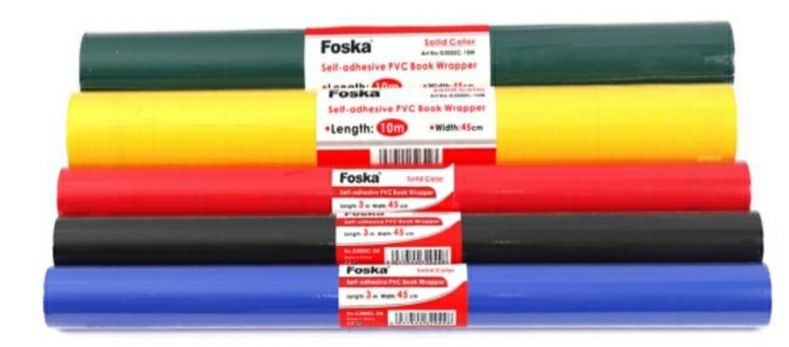 Papel adhesivo rollo de 1 metro, varios colores