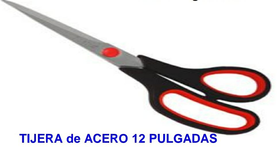 Tijera acero 12&quot;