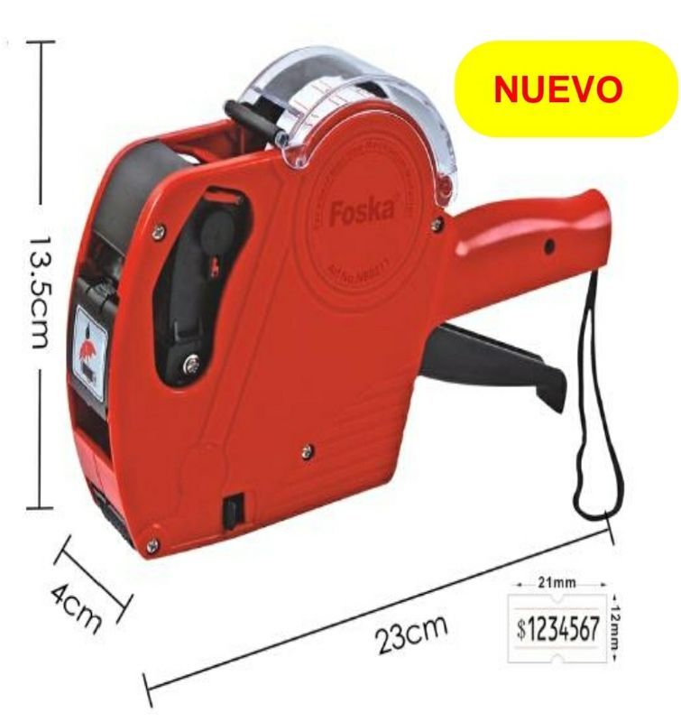 Etiquetadora de Precios 8 digitos