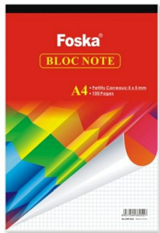 Block A4 Carre Foska