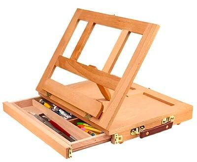 Atril de madera tipo estuche