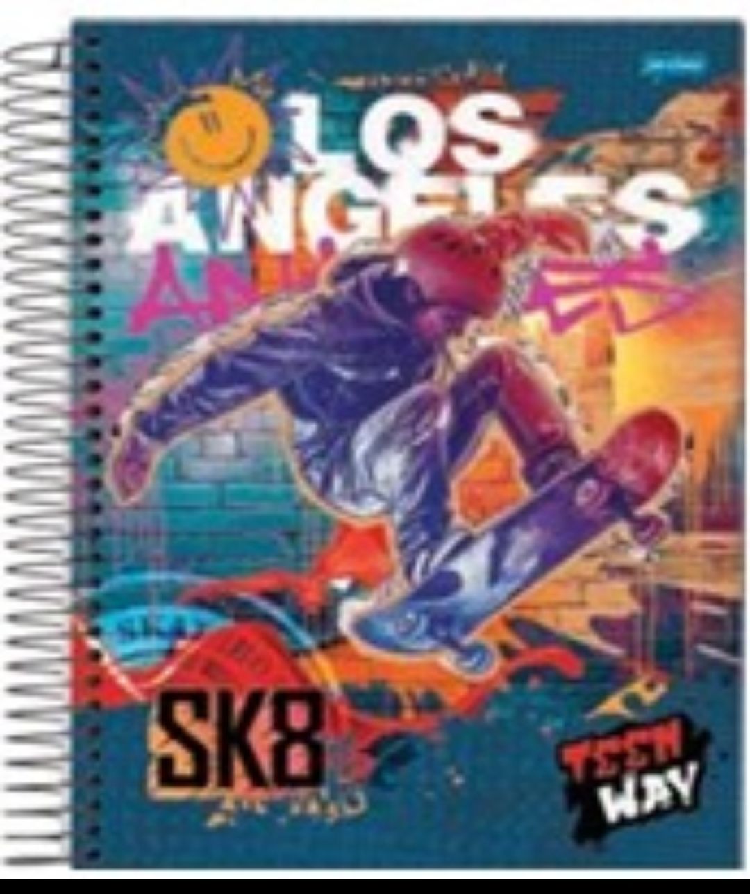 Cuadernola Jandaia 80 hojas  tapa dura sobres y stickers