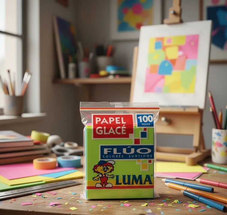 ​Papel Glase Fluo