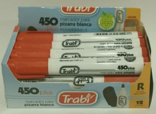 Marcador para pizarra TRABI 450  caja * 4