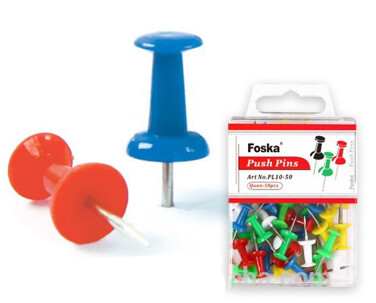 Alfileres Para Mapa Blíster x 30 unidades