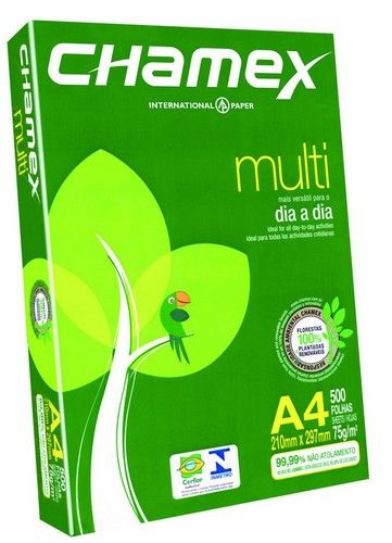 Papel Fotocopia A4 de 75g.  500 hojas