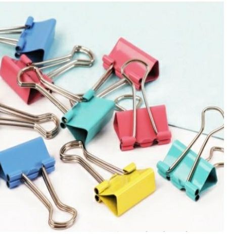 Aprieta Papel FOSKA 25 mm. 1" DE COLORES FRASCO x48