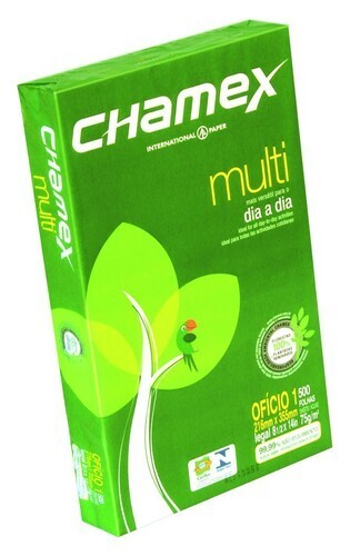 ​Papel Fotocopia CHAMEX  OFICIO ​ 75 Gms 500 Hojas