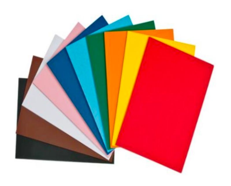 Cartulina Color A4  OFERTA por CAJA 10 paquetes de 100 hojas