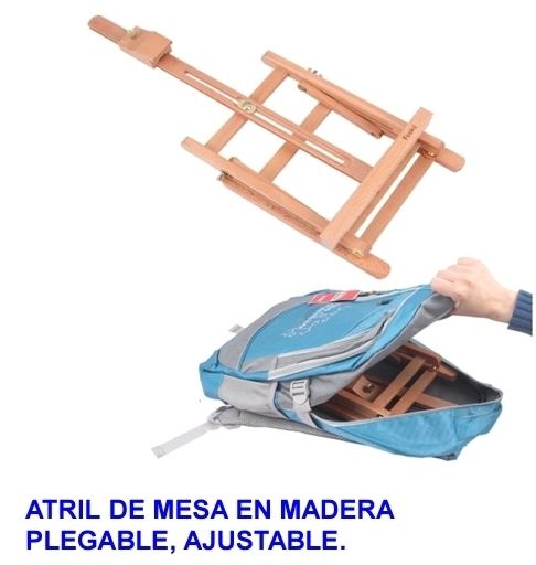 Atril de Mesa En madera Plegable Ajustable