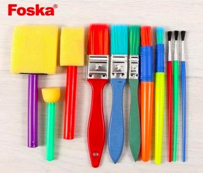 Pinceles SET * 11  piezas pincel + esponjas