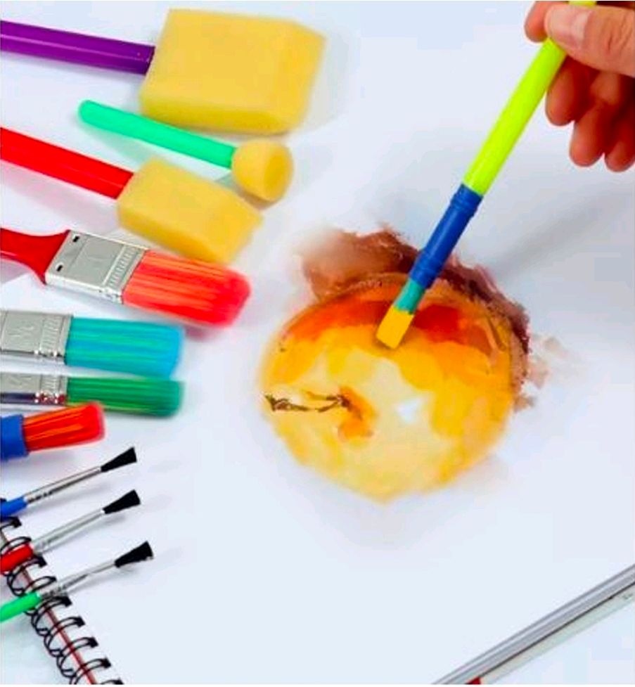 Pinceles SET * 11  piezas pincel + esponjas