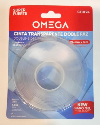 Cinta doble faz transparente
