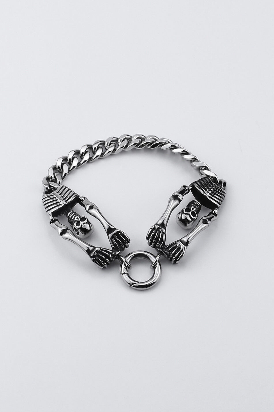Bracelet "Skeletons on a chain"