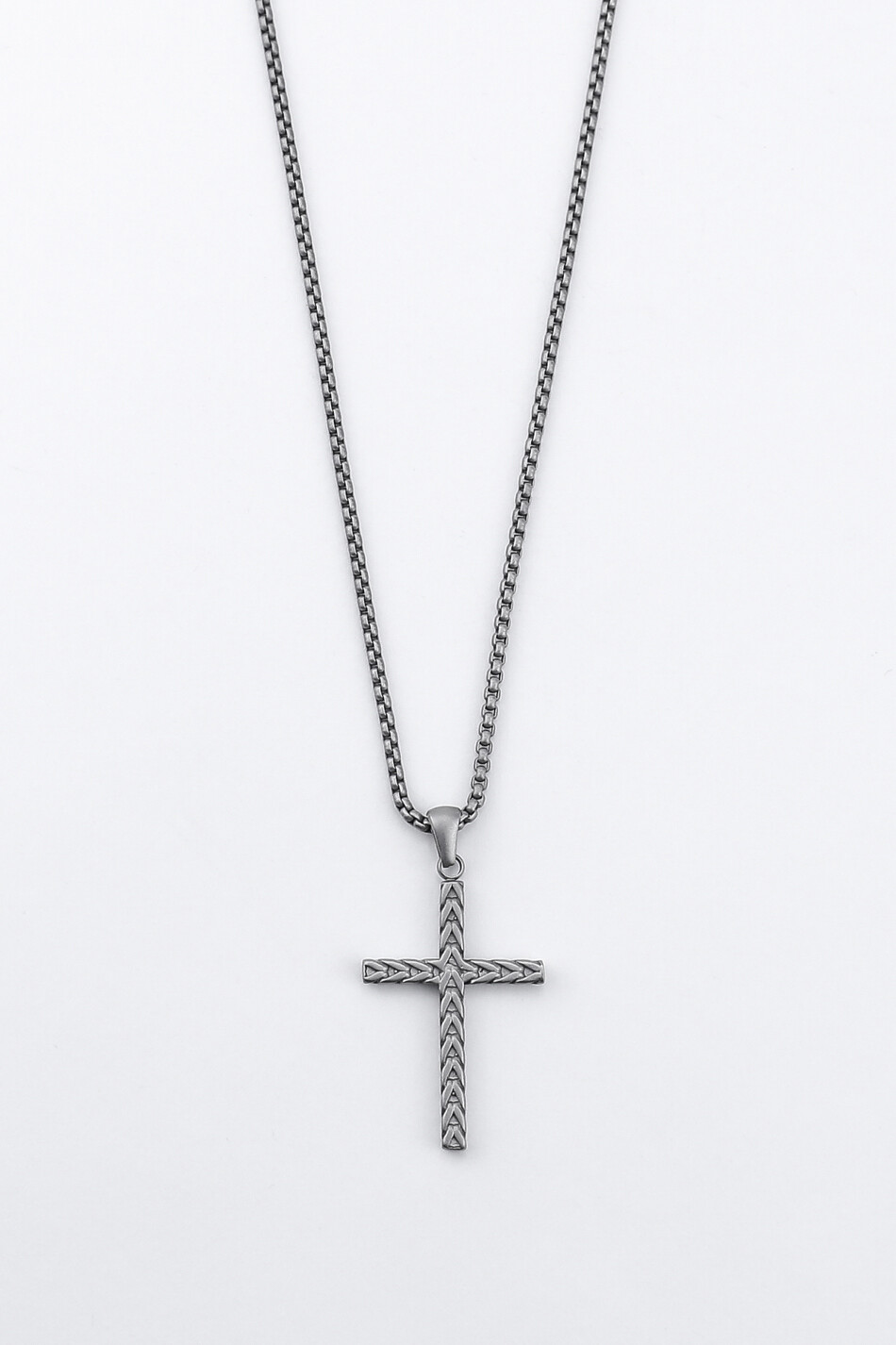 Chain with a small pendant "Cross - braid"