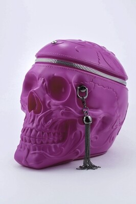 Shoulder bag "Skull with ornament"