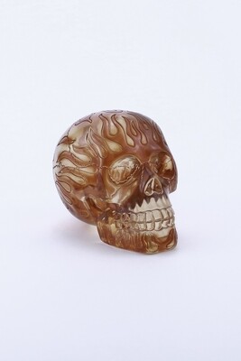 Small skull "Red Flame"