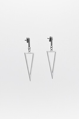 Short earrings "Triangles"